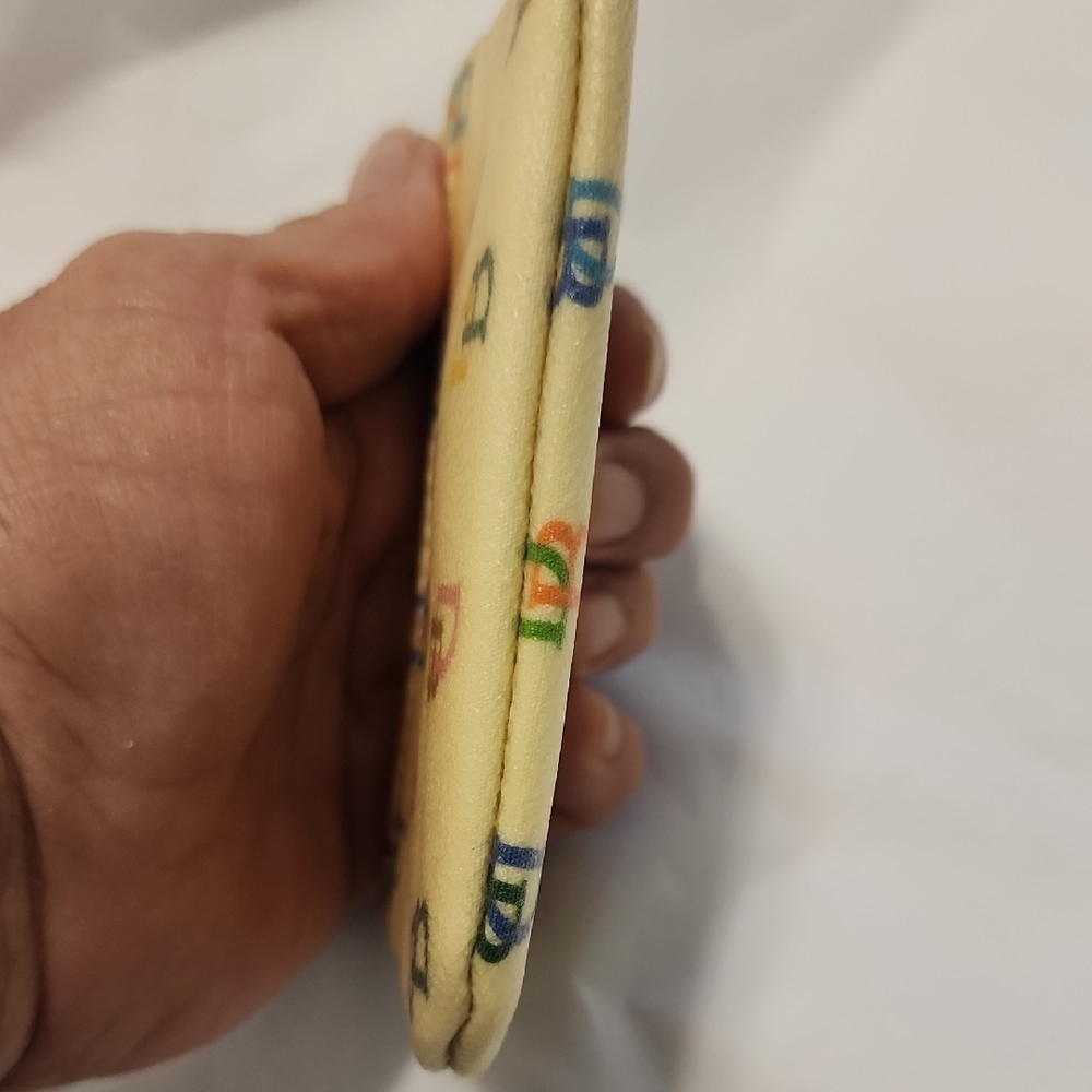 Dooney & Bourke Tan Multicolor Logo Keychain Pouch - Picture 10 of 10